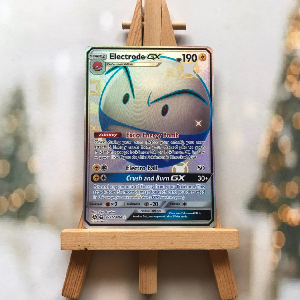 Pokemon Electrode GX SV57 /V94 Photo Card Genuine English Ultra Rare