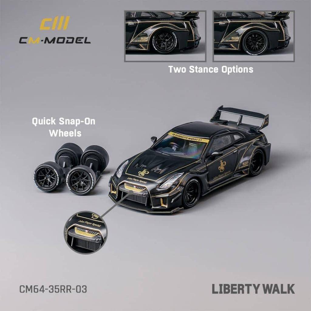1:64 CM MODEL - LBWK Nissan GT-R R35 3.0 JPS Livery | Shopee Malaysia