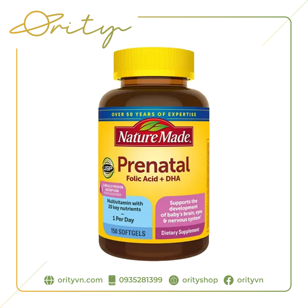 [Genuine] Multivitamin for pregnant women, postpartum and breastfeeding mothers Nature Made