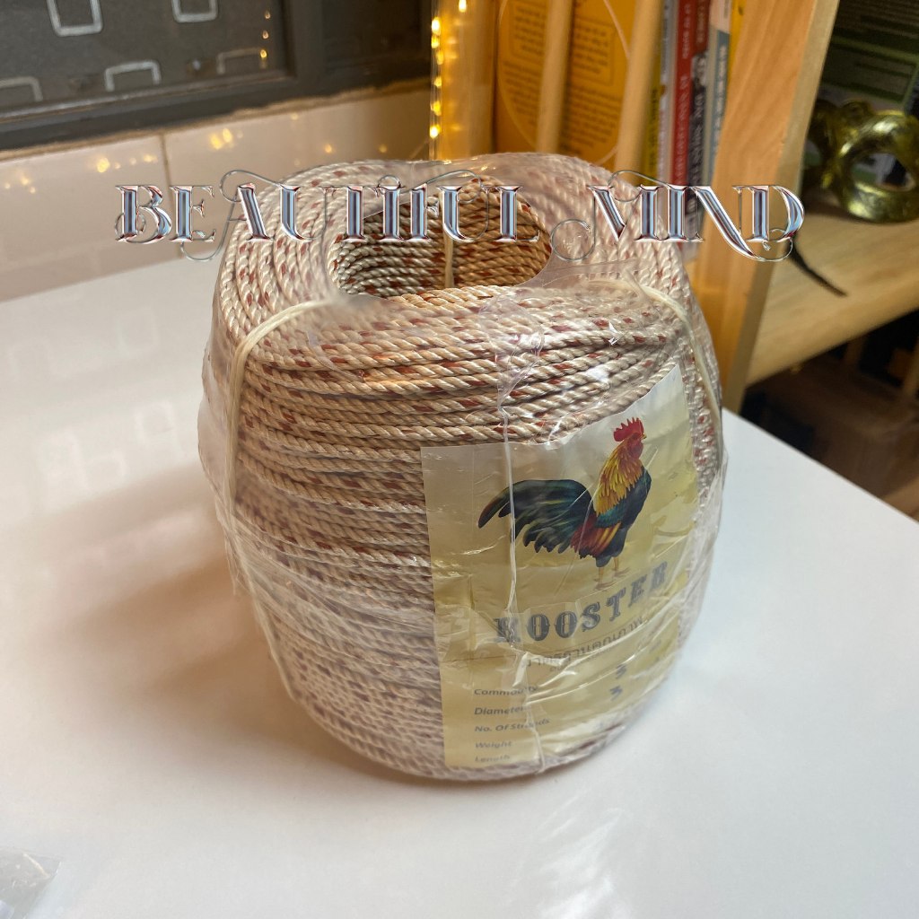 220m long rope roll of Thai Chicken Rooster 3mm 3 tao weighing 1kg ...