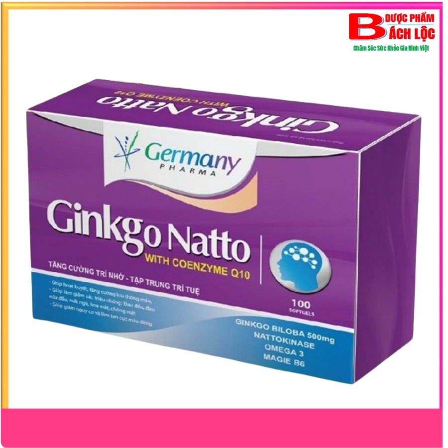 Active Brain Nourishing Ginkgo Natto With Coenzyme Q10 Supports Memory