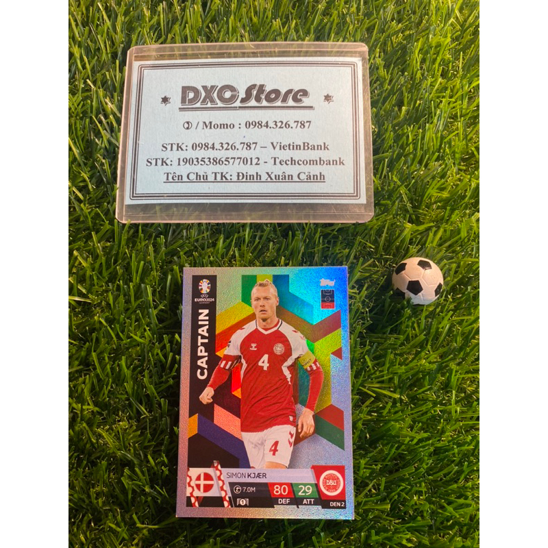 Retail Card - CAPTAIN - TOPPS MATCH ATTAX EURO 2024 - SIMON KJAER ...