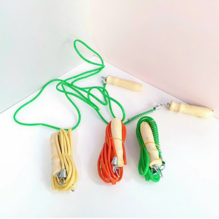 Wooden Jump Rope / Wooden Rolled Dance Rope / Sport Dance Strap ...