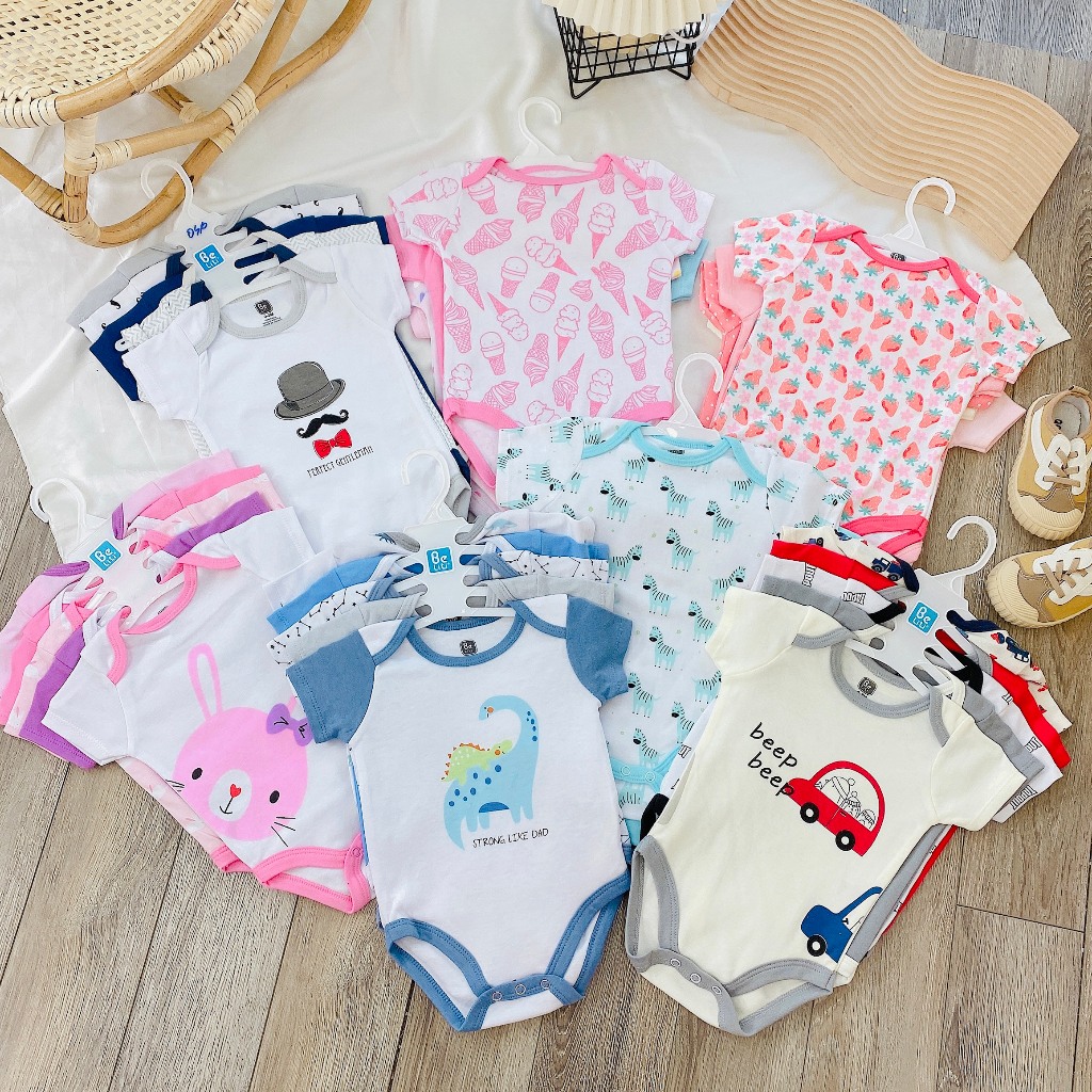 Set of body chips, bodysuit for newborn boys and girls from