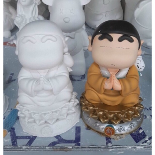 Plaster statue of Shin boy large size with Acrylic color + brush (1 ...