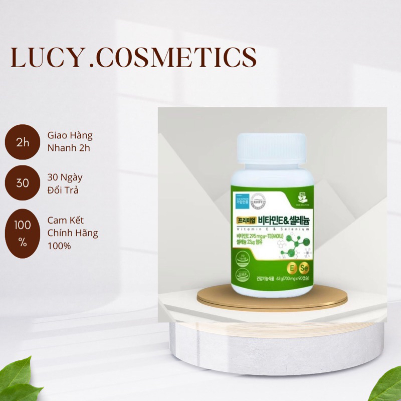 Vitamin E & Selenium Oral Tablet 700mg (New Model) Shopee Malaysia