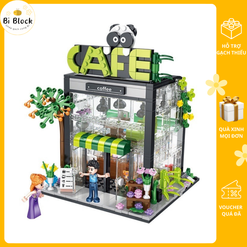 Building blocks assembly set City scene Extremely detailed building 3D ...