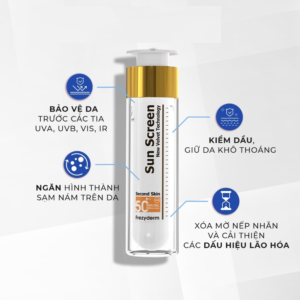 [HSD 12.2026] Colorless sunscreen Gel for sensitive skin Frezyderm Sun ...