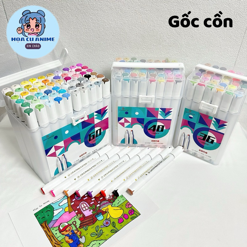 Professional 2-headed Alcohol-based premium GRAPHMASTER marker pen ...