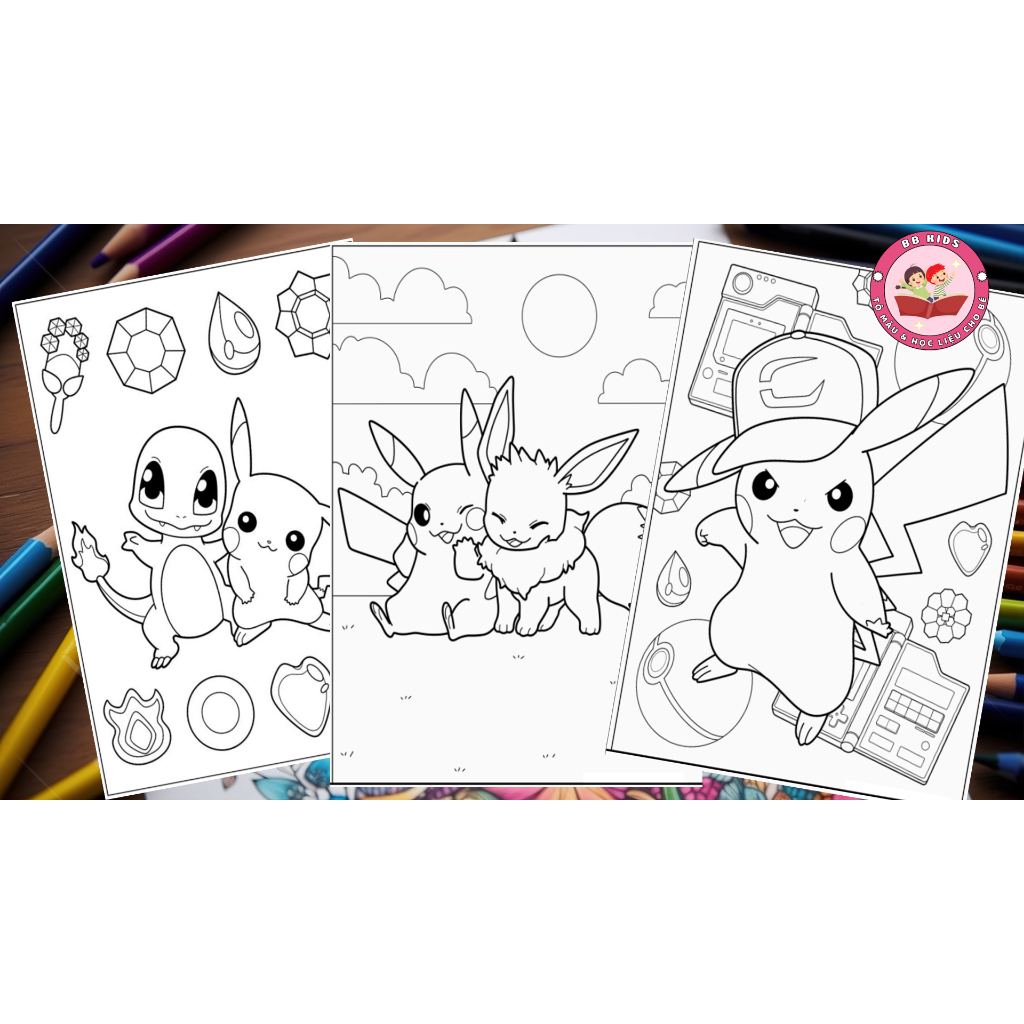 Pokemon Coloring Set, Best Pokemon Coloring Picture For Kids To ...