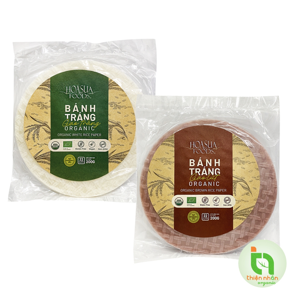 Combo Hoa Sua Organic Rice Paper size 22cm Organic Rice Paper | Shopee ...