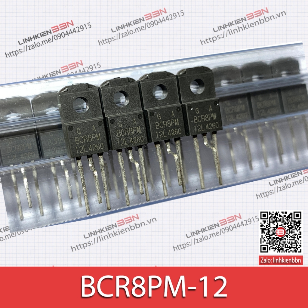 Bcr8pm-12l Triac 8A 600V (Set Of 5 Pieces) | Shopee Malaysia