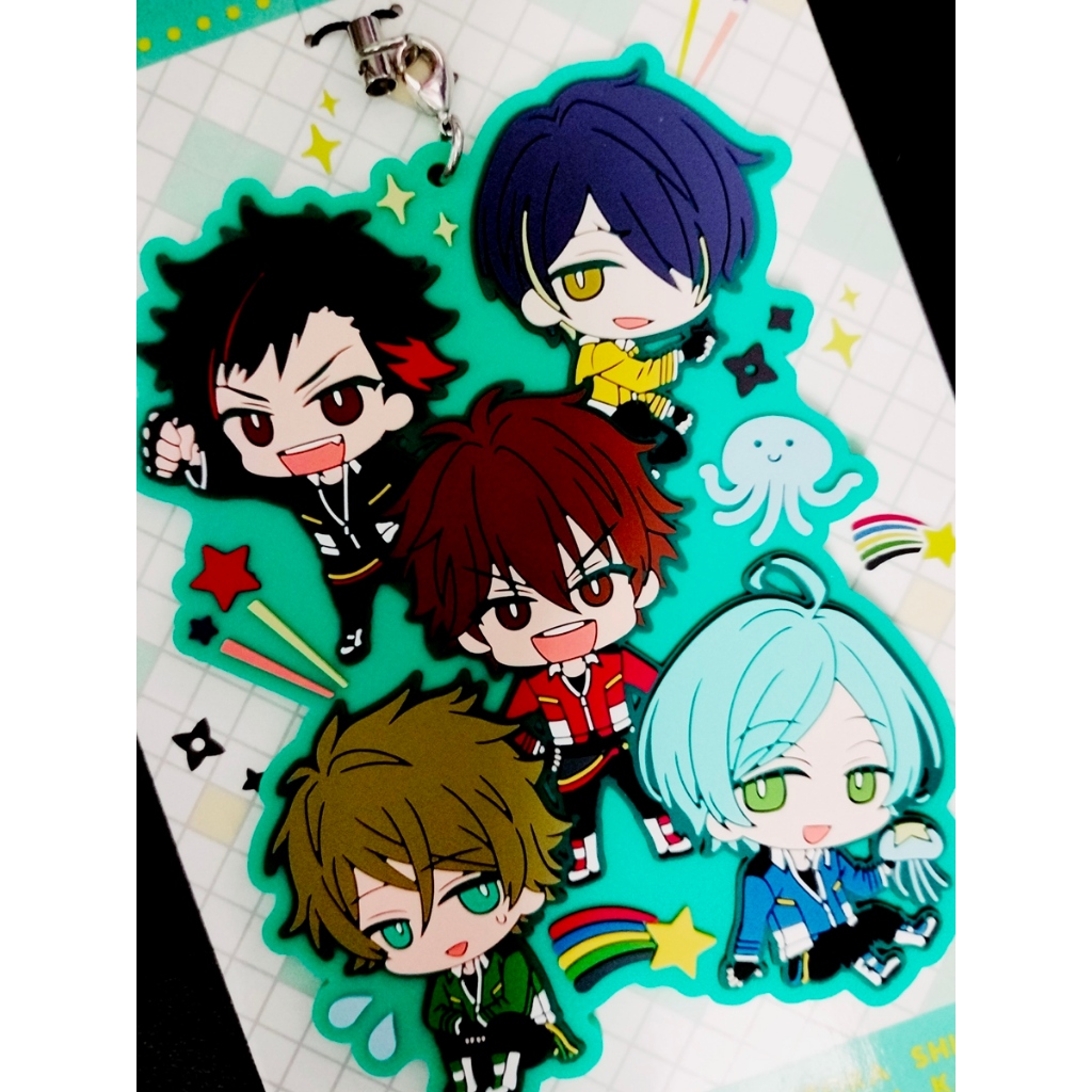 Rubber Keychains Unit Ryuseitai Group Official Ensemble Stars