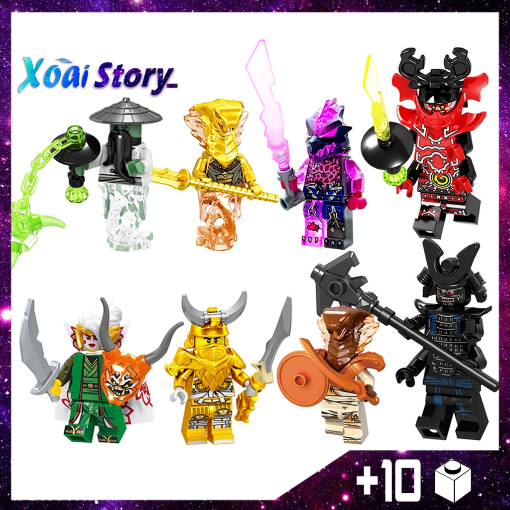 Ninja character model assembly toy with many character classifications ...