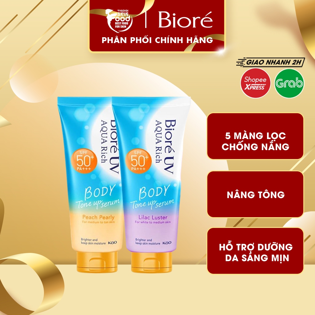 Bioré UV Aqua Rich Body Tone Up Serum SPF50+ /PA++ 130ml | Shopee Malaysia