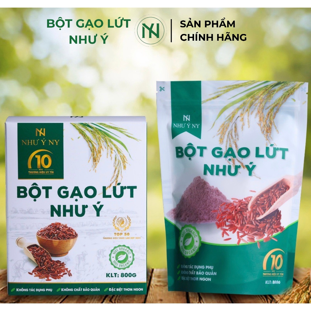 Nhu Y Brown Rice Flour 800g - Weight, Milk Booster, Good for Diabetics