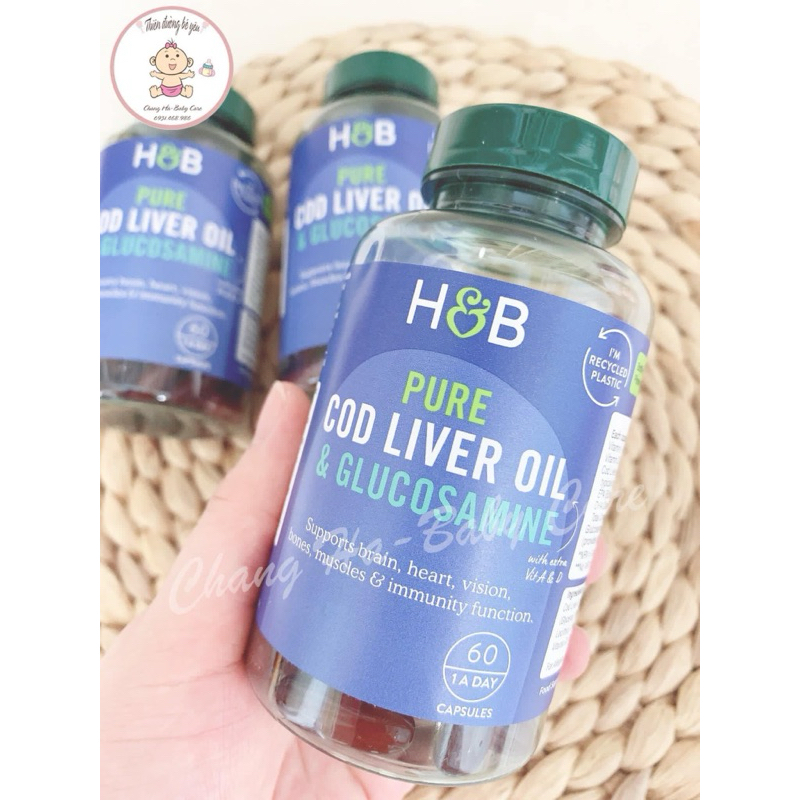 Cod Liver Oil Duo Combines The Latest Glucosamin Of H&B (UK Portable