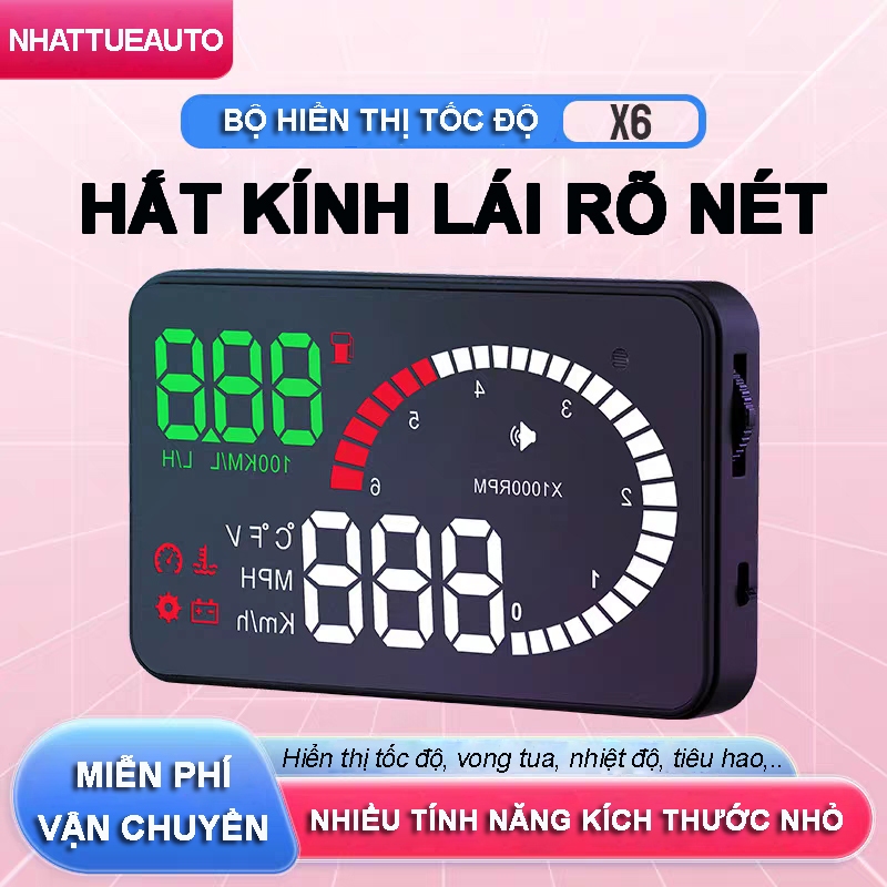 Hud-x6 HIGH QUALITY MULTI-FUNCTIONAL DRIVER'S OFF SPEED DISPLAY ...