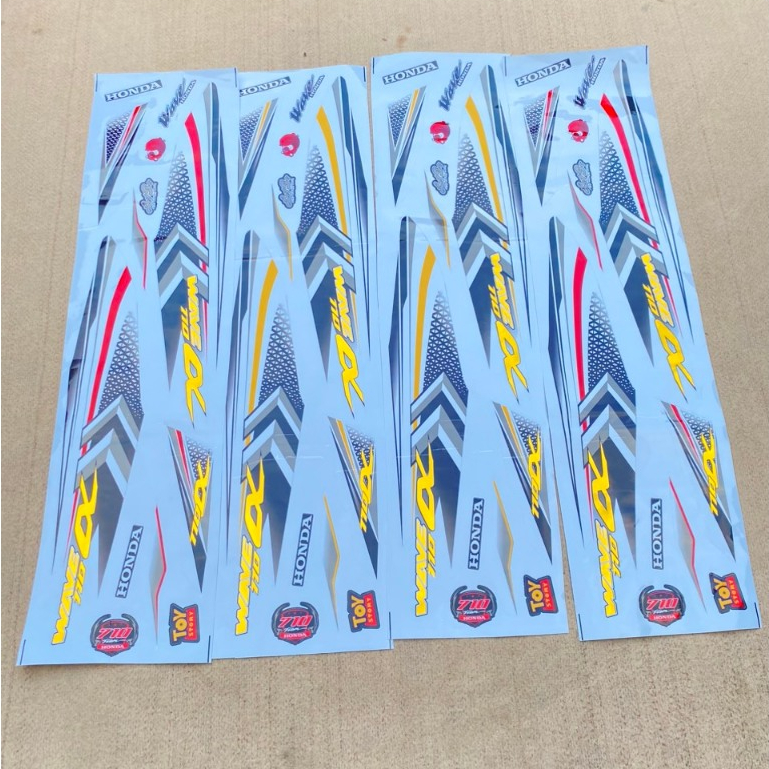 Wave Car Stickers Wave Car Stickers Wave Alpha Chromium Stickers New ...