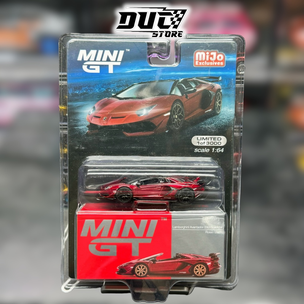 Minigt CHASE 506 Lamborghini Aventador SVJ Roadster Rosso Efesto Model ...