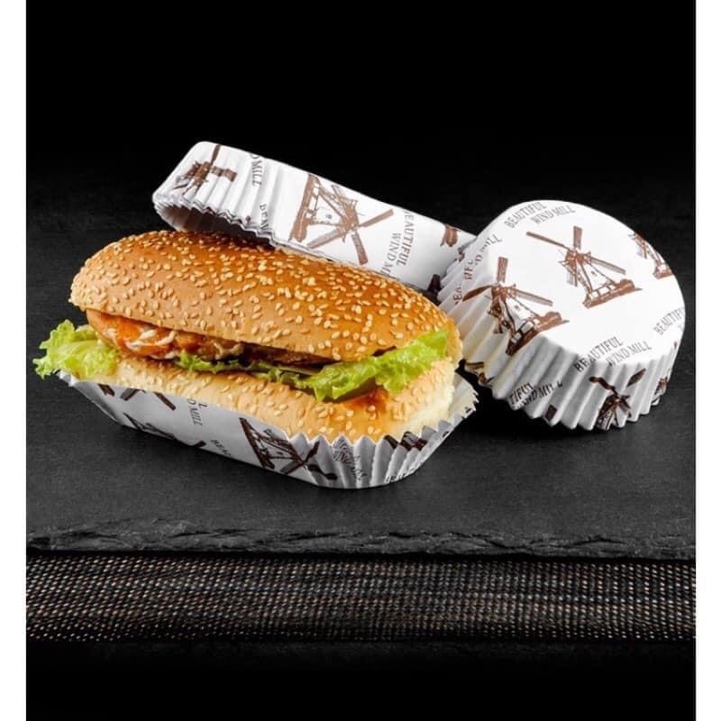 Baking Paper Base, Oval and Round Cake Liner with Windmill Pattern ...