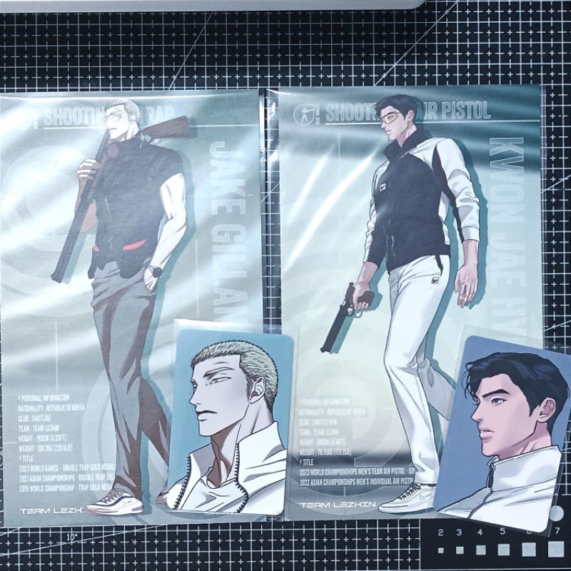 (AVAILABLE) Set of cards with calendar postcard Lezhin 2024 Limited