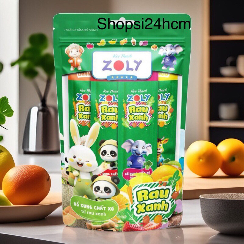 Green Vegetable Zoly Jelly Adds Natural Fiber To Increase Resistance ...