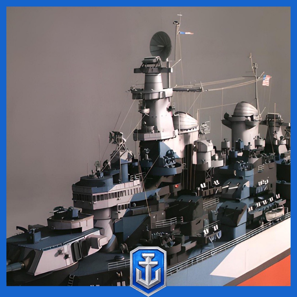 USS MISSOURI Navy Armored Paper Model (BB-63) | Shopee Malaysia