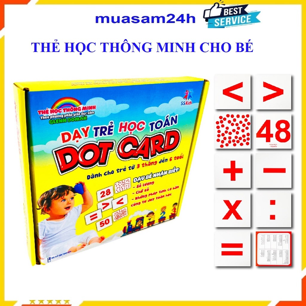 Smart Learning Cards for Children, Glenn Doman Standard Dot Card ...