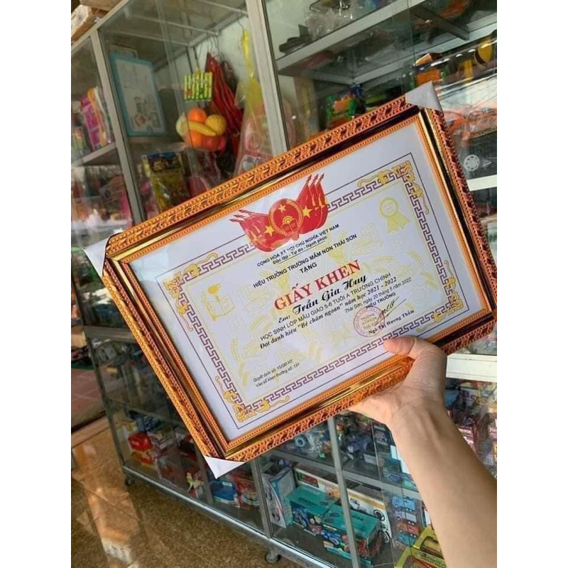 Beautiful frame for hanging certificates of merit and certificates of ...