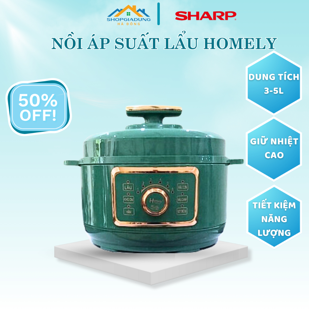 Homely HL-325 Electric Hot Pot Pressure Cooker, Capacity 1300W ...