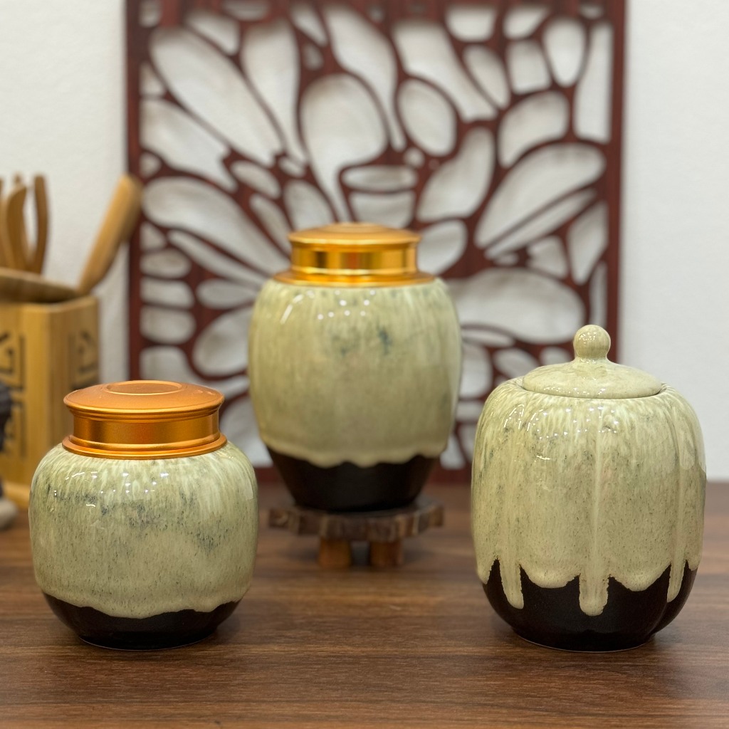 Dry tea pots made of high-quality Bat Trang porcelain, Bat Trang dry ...