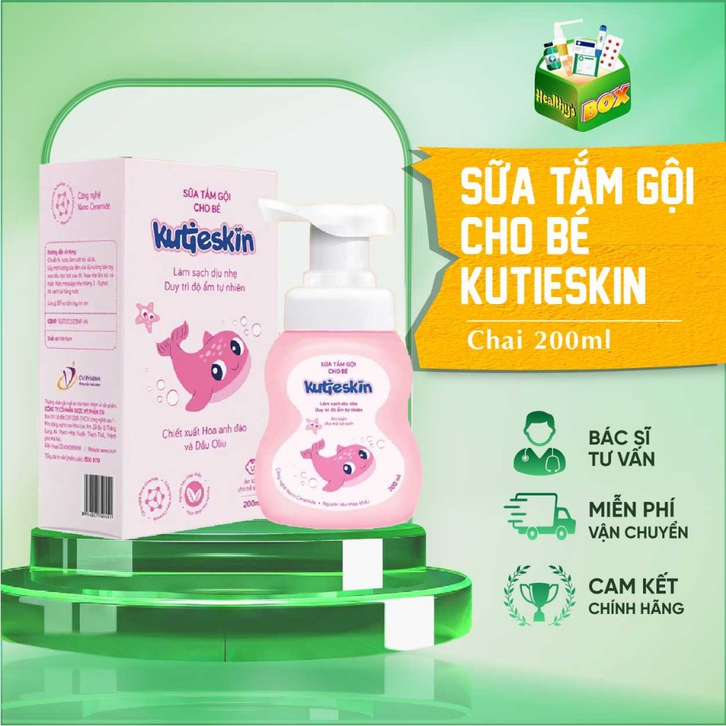 Kutieskin shampoo for babies prevents heat rash, rashes, gently cleans ...