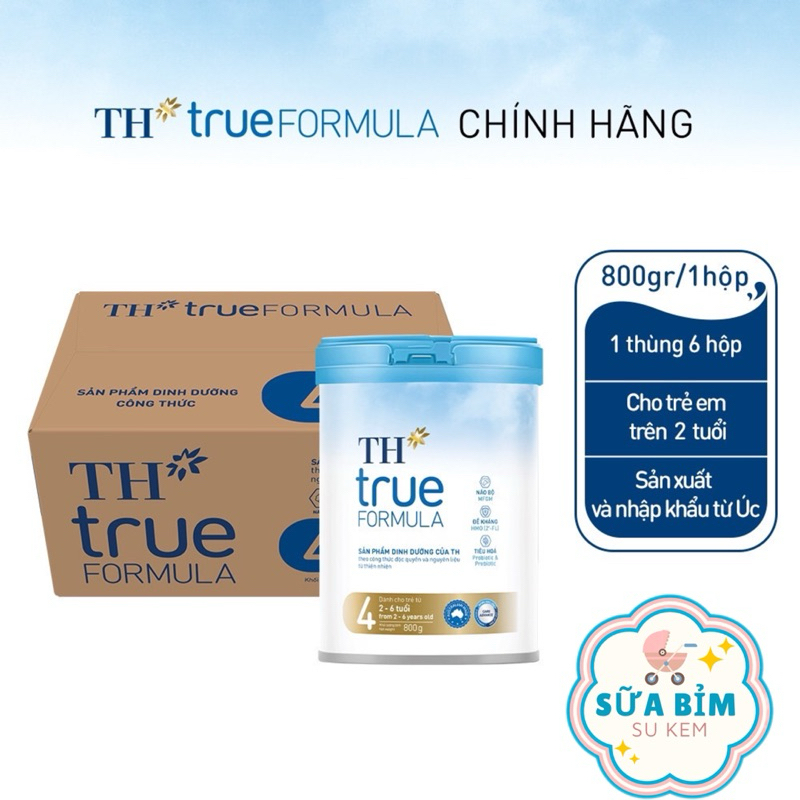 Th TRUE FORMULA POWDER MILK BOX NO. 4 CANS 800G 2-6 Years Old (1t x6 ...