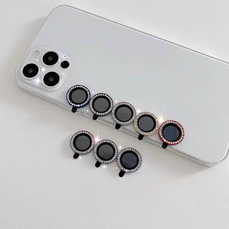 STONE-ATTACHED CAMERA STICKER FOR EACH EYE IPHONE 15PRO/15PROMAX ...