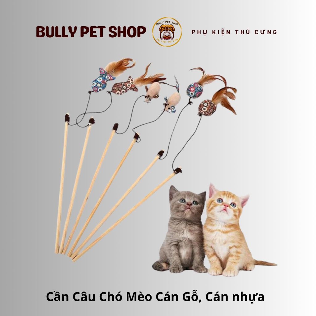 Stress Relieving Cat Fishing Rod for Dogs and Cats - BULLY PET SHOP ...