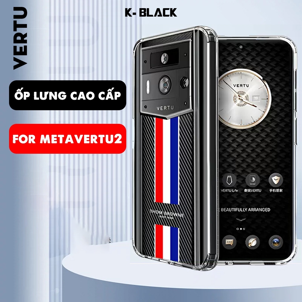 VERTU transparent touch case, suitable for METAVERTU2, IVERTU, anti ...