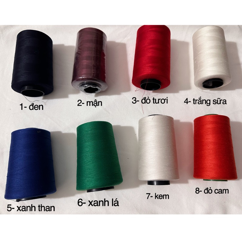 5000m roll of sewing thread in all colors - My Linh fabric shop ...