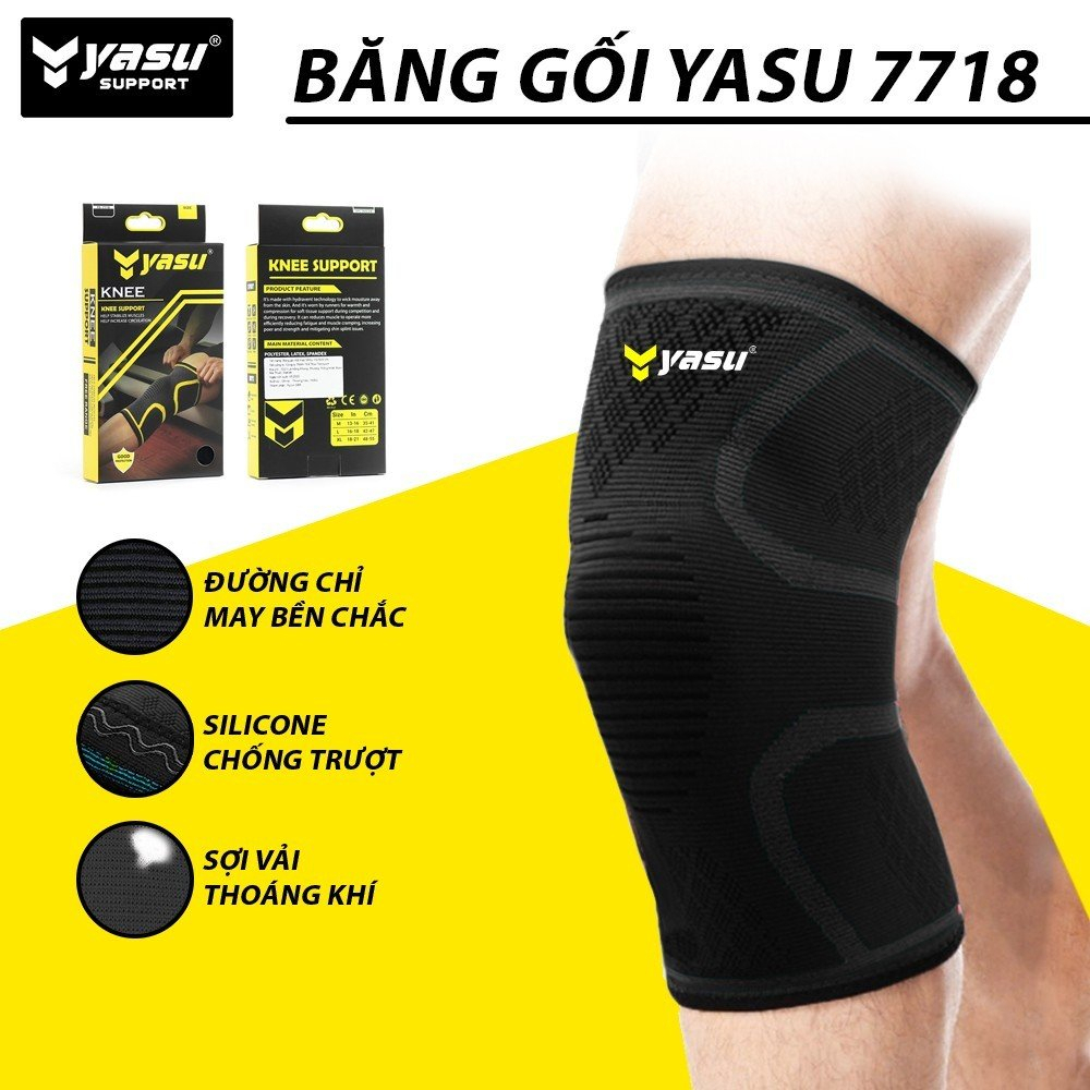 Yasu YS7718 premium elastic soccer and volleyball sports kneepad (1 ...