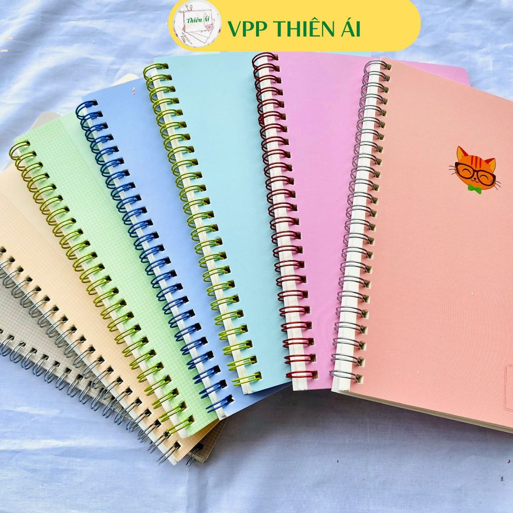 XO Notebook A5 Klong with twisted spiral neck, beautiful paper ...