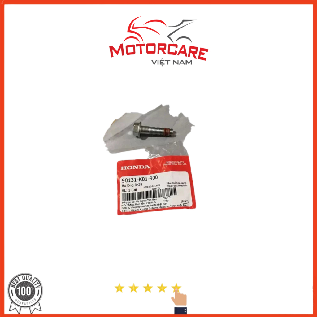 Genuine Honda 8X32 bolt (90131-K01-900) | Shopee Malaysia