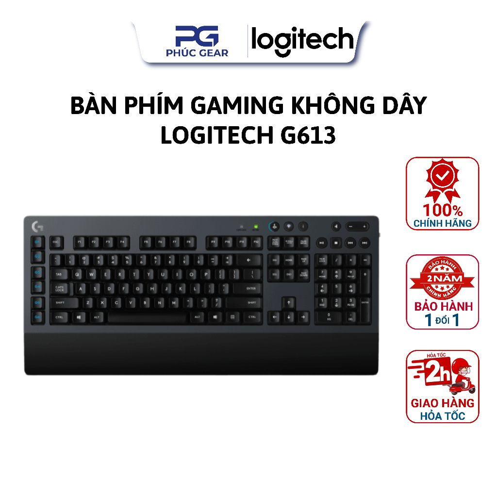 Logitech G613 Wireless Gaming Keyboard - Romer-G Switch - Genuine ...