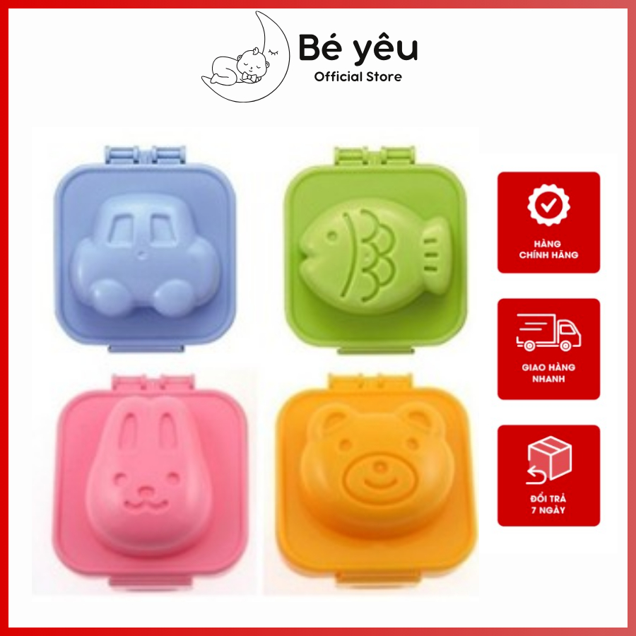 Cute Rice, Bear And Rabbit Shaped Eggs, Fish And Car Molds For Babies ...