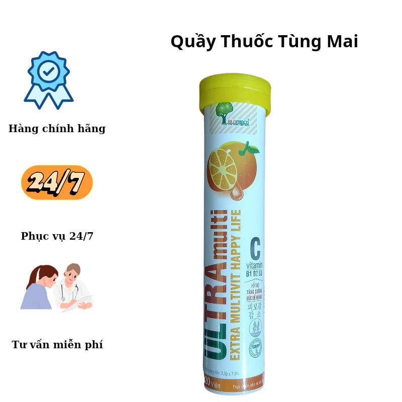 Ultramulti effervescent C (tube of 20 tablets) | Shopee Malaysia