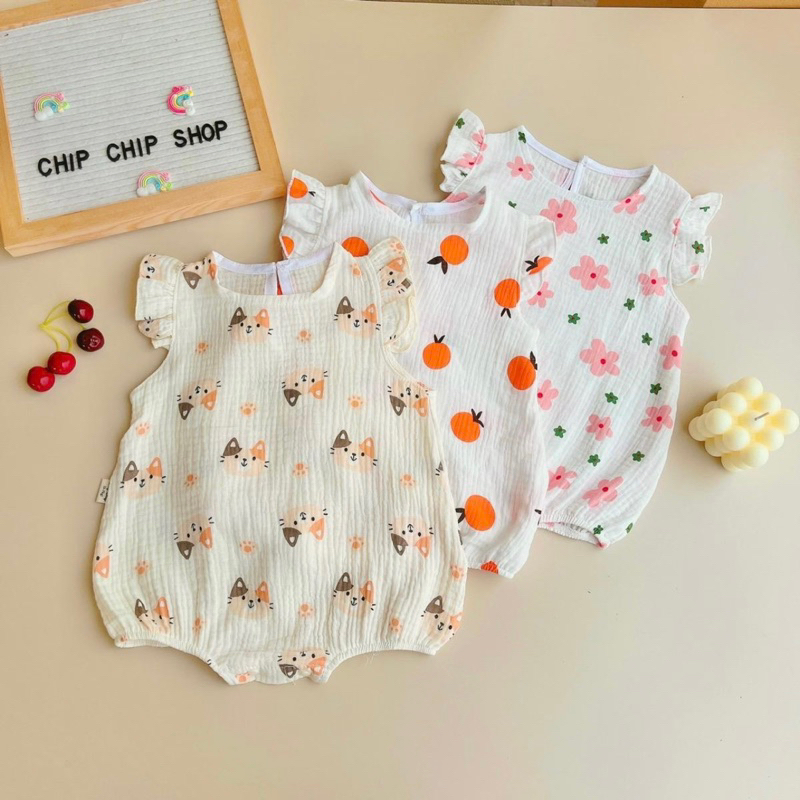 Cool muslin Body for baby girls (0-18 months) | Shopee Malaysia