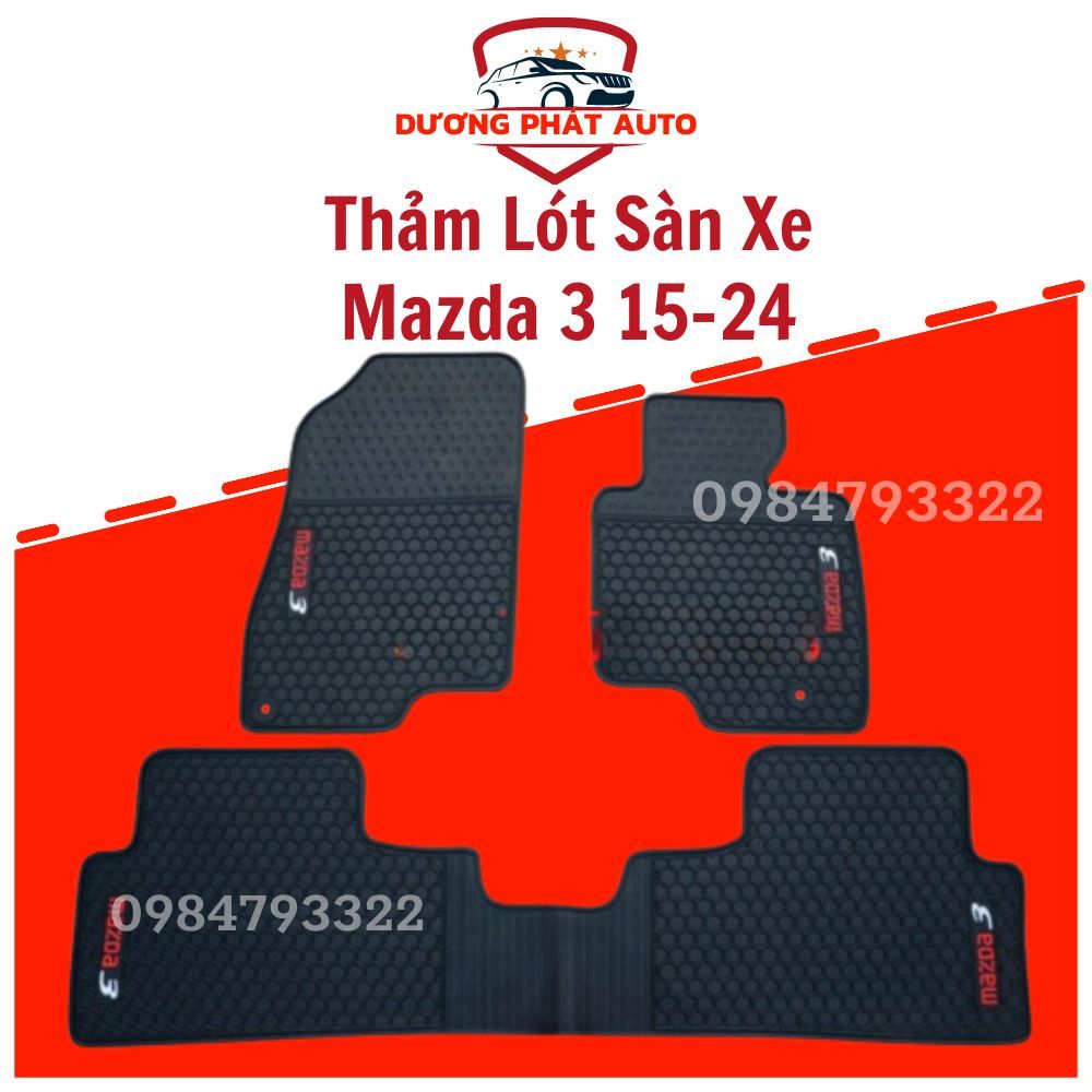 Mazda 3, Mazda3 Floor Mats, Rubber Floor Mats 2015 2022, 2023, 2024