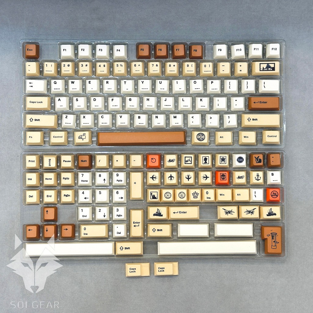 [HN - Hcm EXPRESS] Mechanical keyboard button set | Keycap Cherry Retro ...