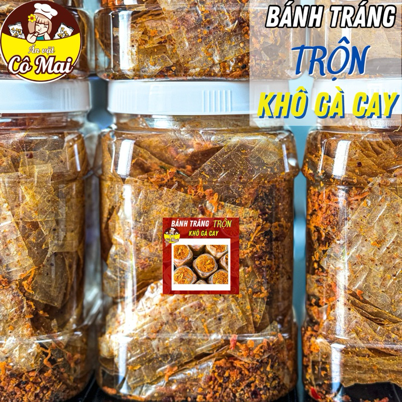 Dried Rice Paper Mixed with Spicy Chicken - 300GR POT, COMAI Snack ...