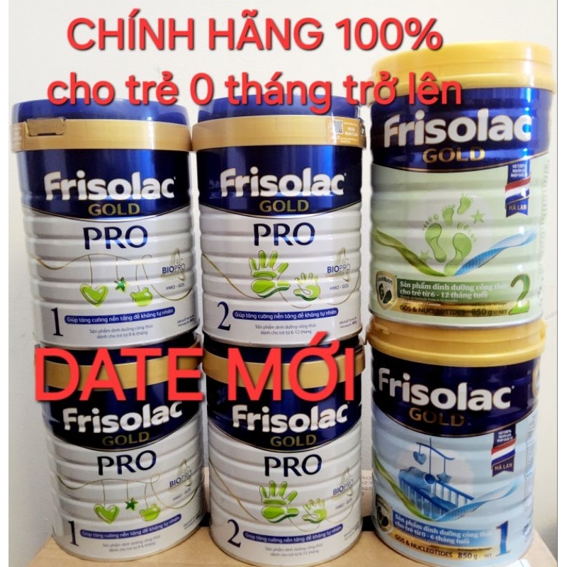 [100% Genuine] 5 cans of Frisolac gold pro 1,2 800g/ Frisolac gold 1, 2 ...