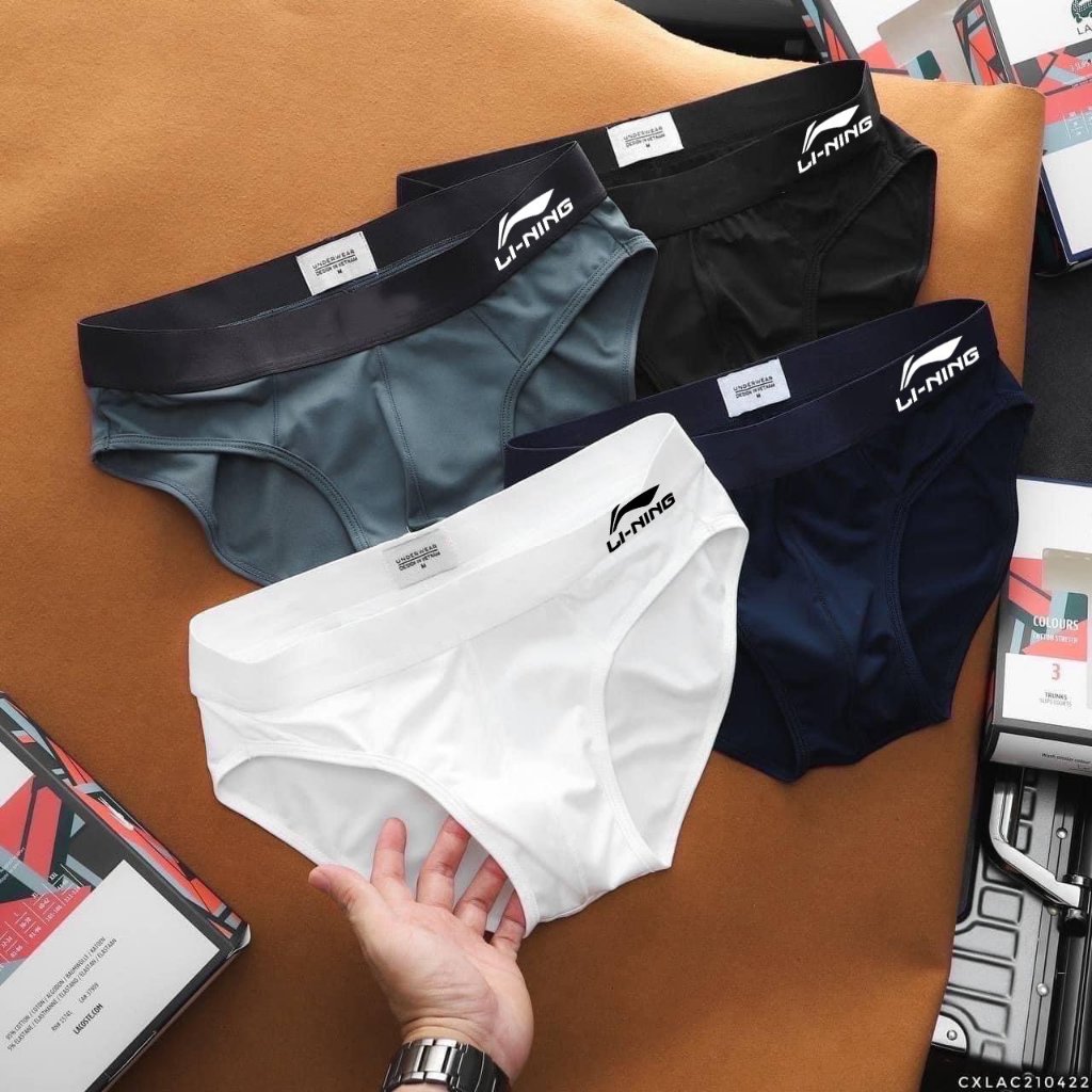 Box of 4 Ll.Nlng Cold Elastic Triangle Men's Underwear, 4-Way Stretch ...